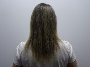 Hair Extensions for Fine Hair Before