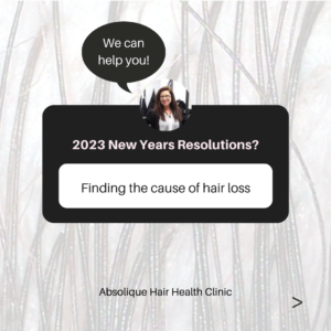 New year’s resolution – find cause of hair loss