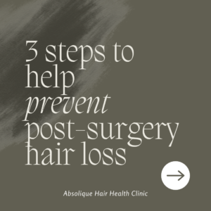 Hair loss after surgery