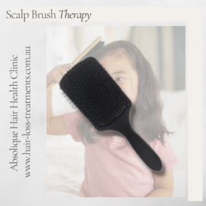Scalp brush therapy - dry scalp brushing